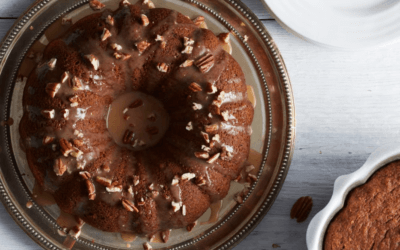 Gâteau au café et à la courge Buttercup surmonté d’un glaçage à l’érable